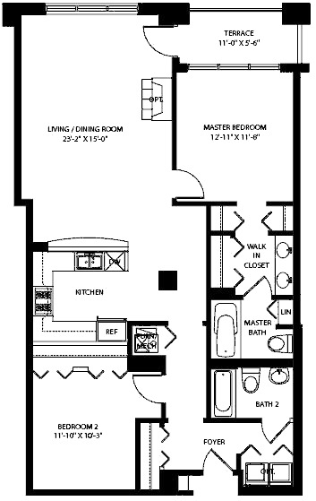 3140 N Sheffield Floorplan - 06 Tier